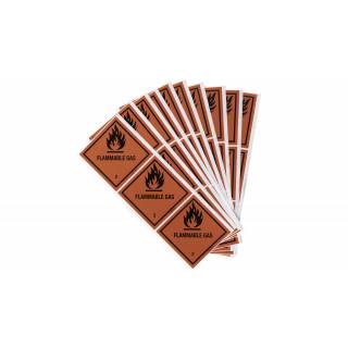 Hazard Label - Class 2.1 Flammable Gas