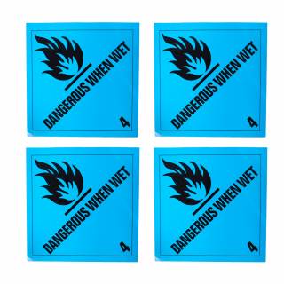 Placard - Hazard Label - 4.3